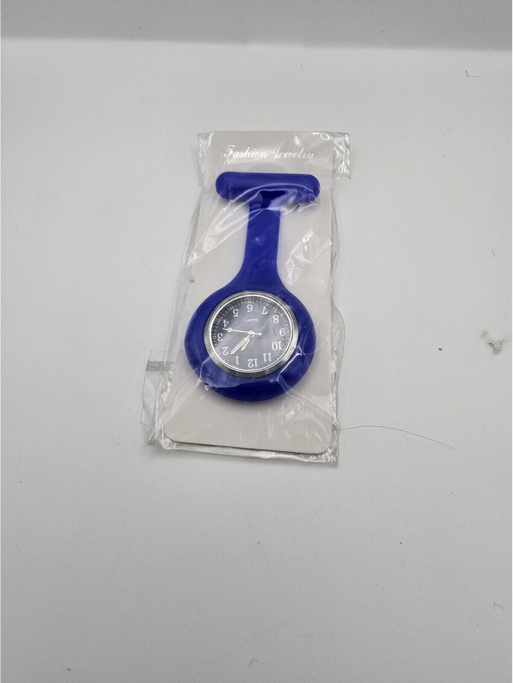 Silicone Nurse Watch Clip On Fob Quartz Medical Nursing Watch Blue New